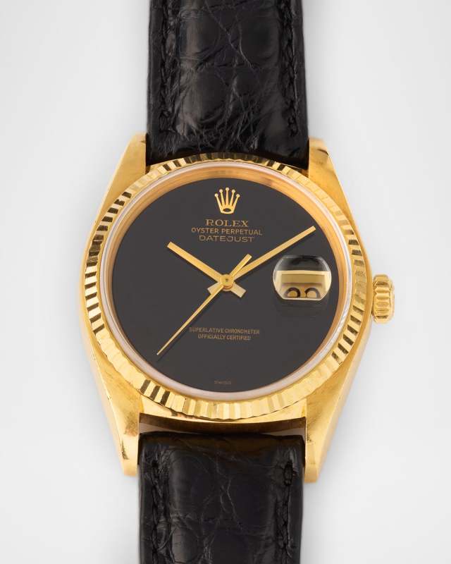 Rolex 18K Yellow Gold Datejust 36mm Vintage 1980 Watch